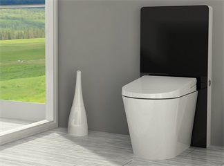 Descubra el futuro del diseño de baños con nuestra cisterna de gabinete de vidrio empotrada con sensor