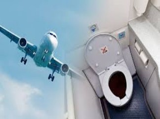 ¿Cómo funciona el inodoro del avión?